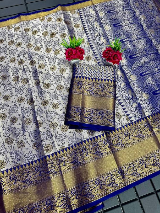 Aab Four Handloom Heavy Kanchipuram Silk Sarees Catalog
